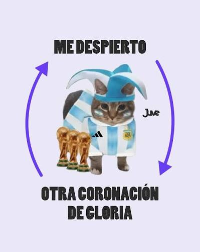 Meme: me despierto → otra coronación de gloria